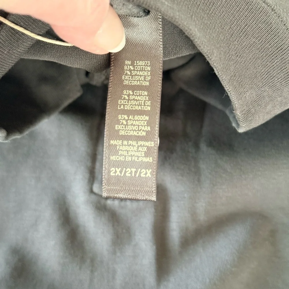 SKIMS New Vintage Dress in size 2X Ash NWT Sleeveless Mock Neck Zip Front Dress - Picture 7 of 7